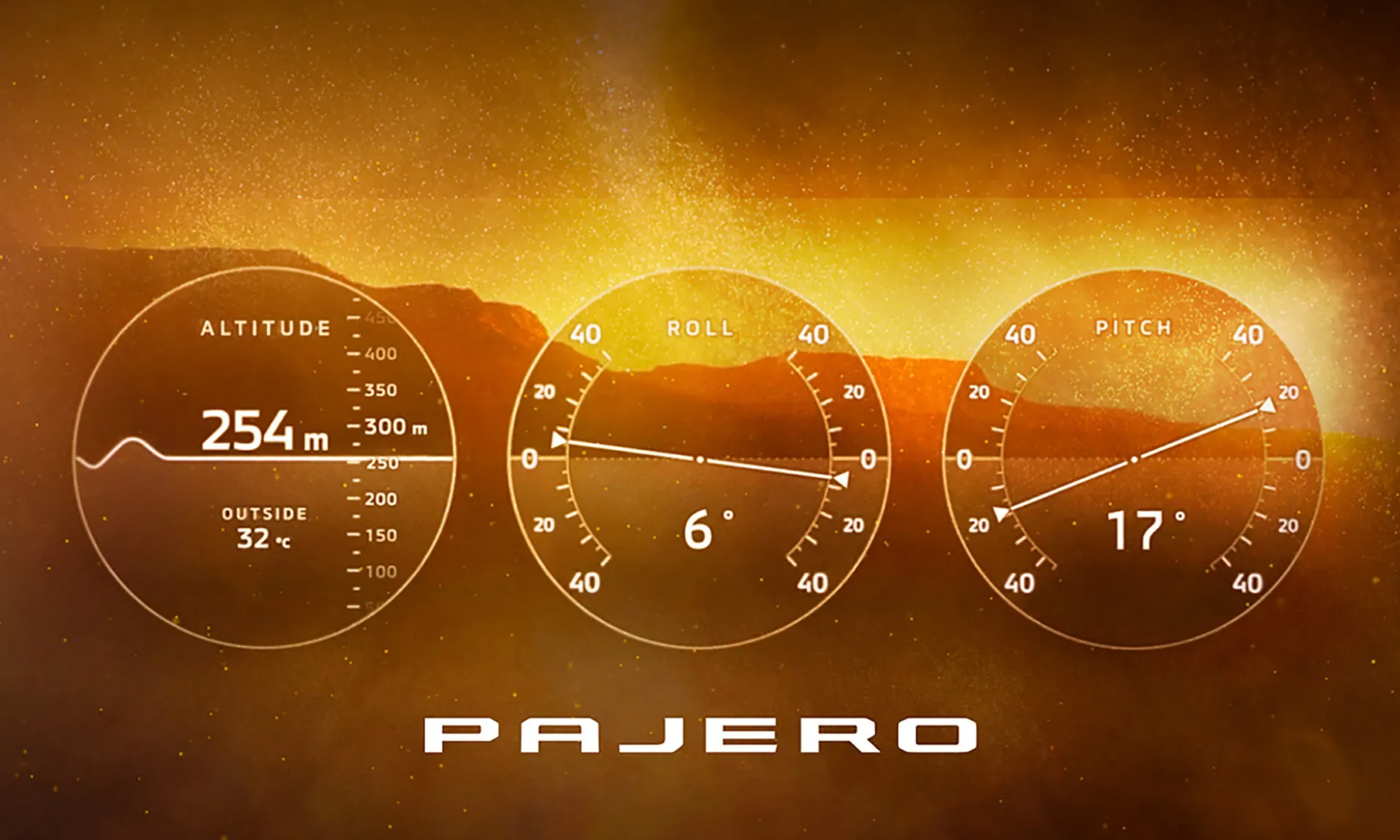 New Mitsubishi Pajero revives legendary instrument cluster