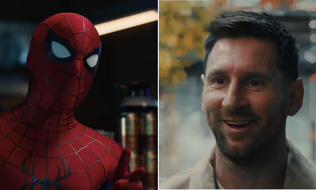 Messi creates buzz with 'Spider-Man' promotional video appearance