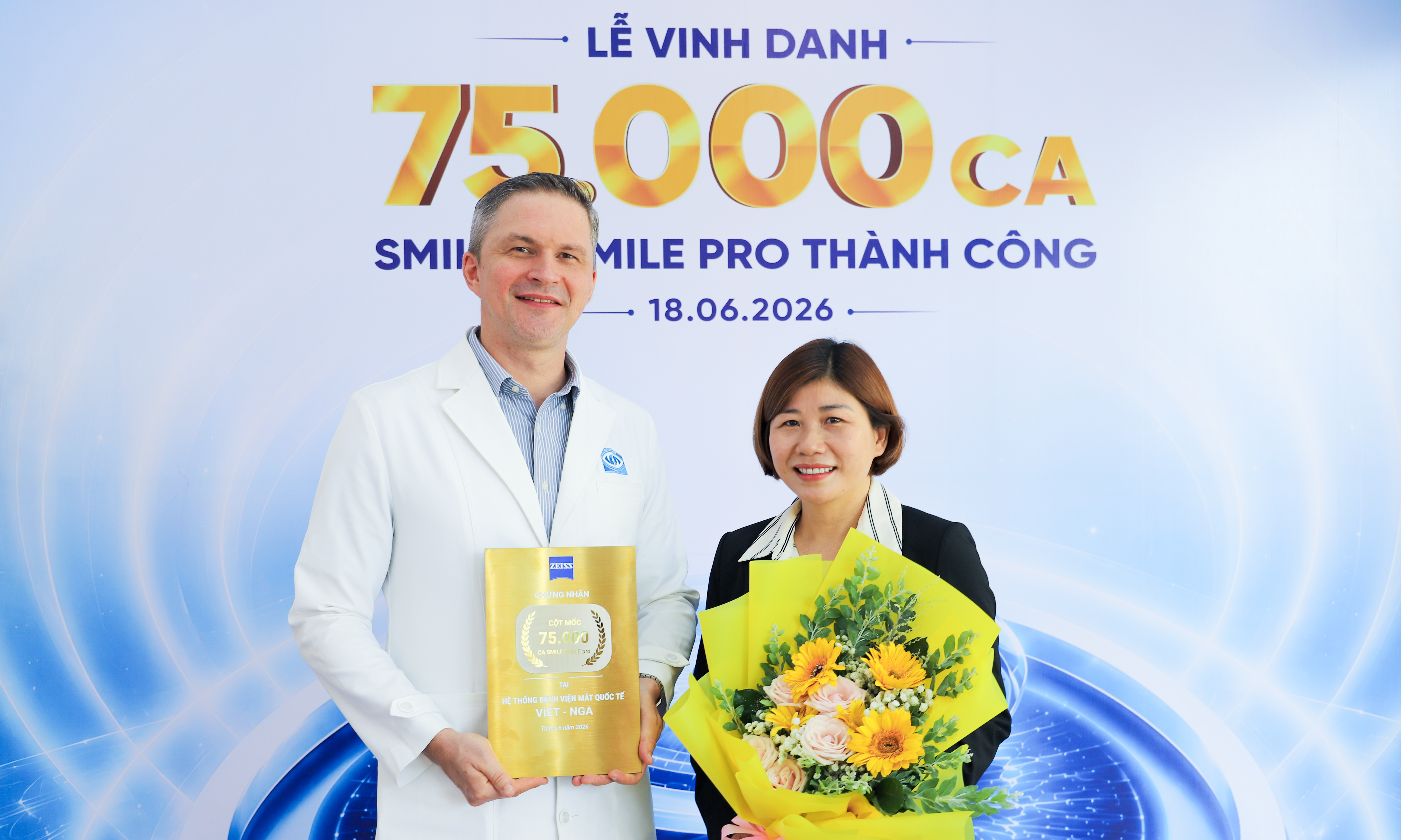 Viet-Nga International Eye Hospital reaches 75,000 myopia correction cases with Zeiss Smile technology