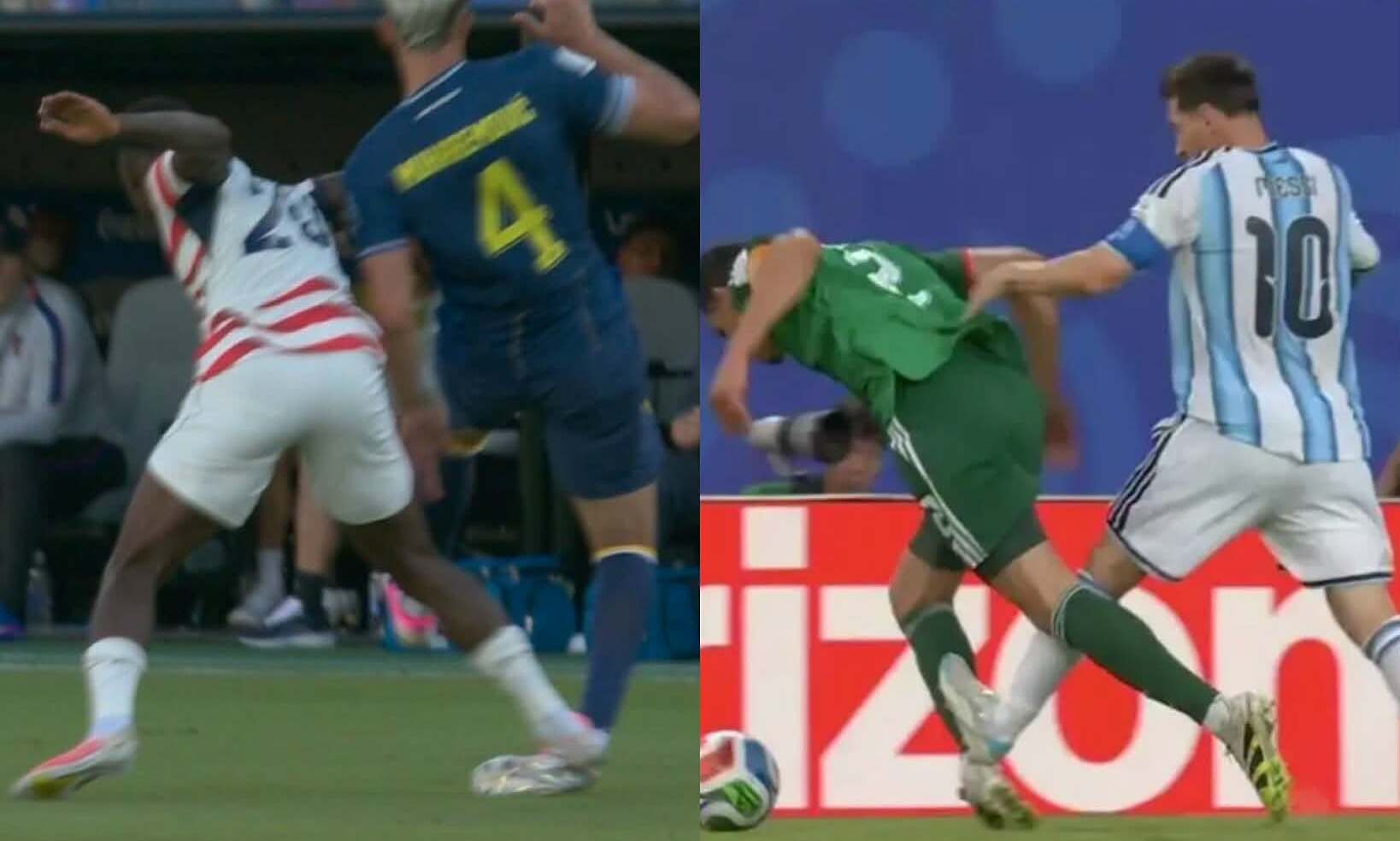 Messi's name called out as US striker receives red card at World Cup