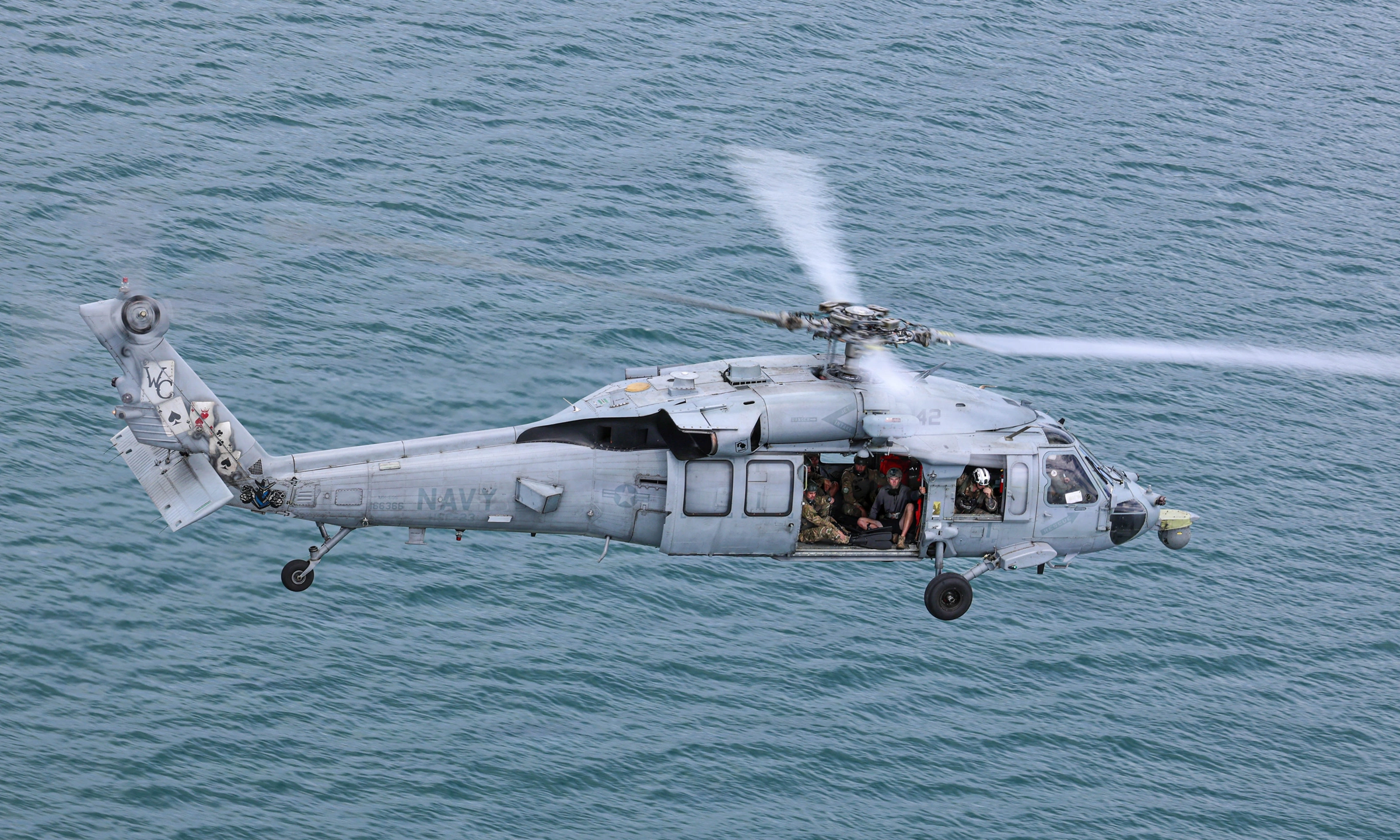 U.S. helicopter makes emergency landing in waters near Iran