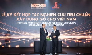 Tran Duc Group partners with IBST to research wood construction standards