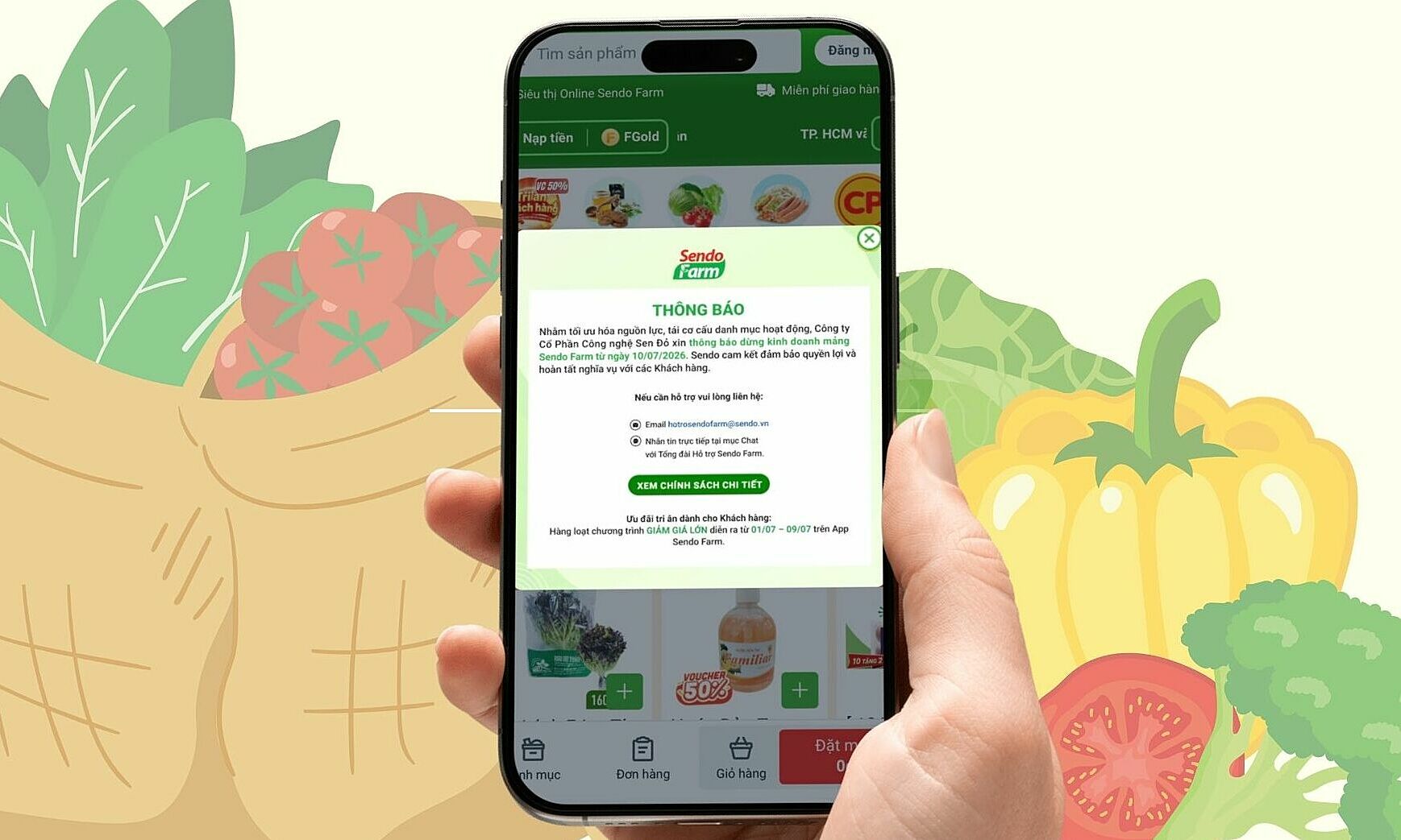Sendo Farm to cease operations from 10/7