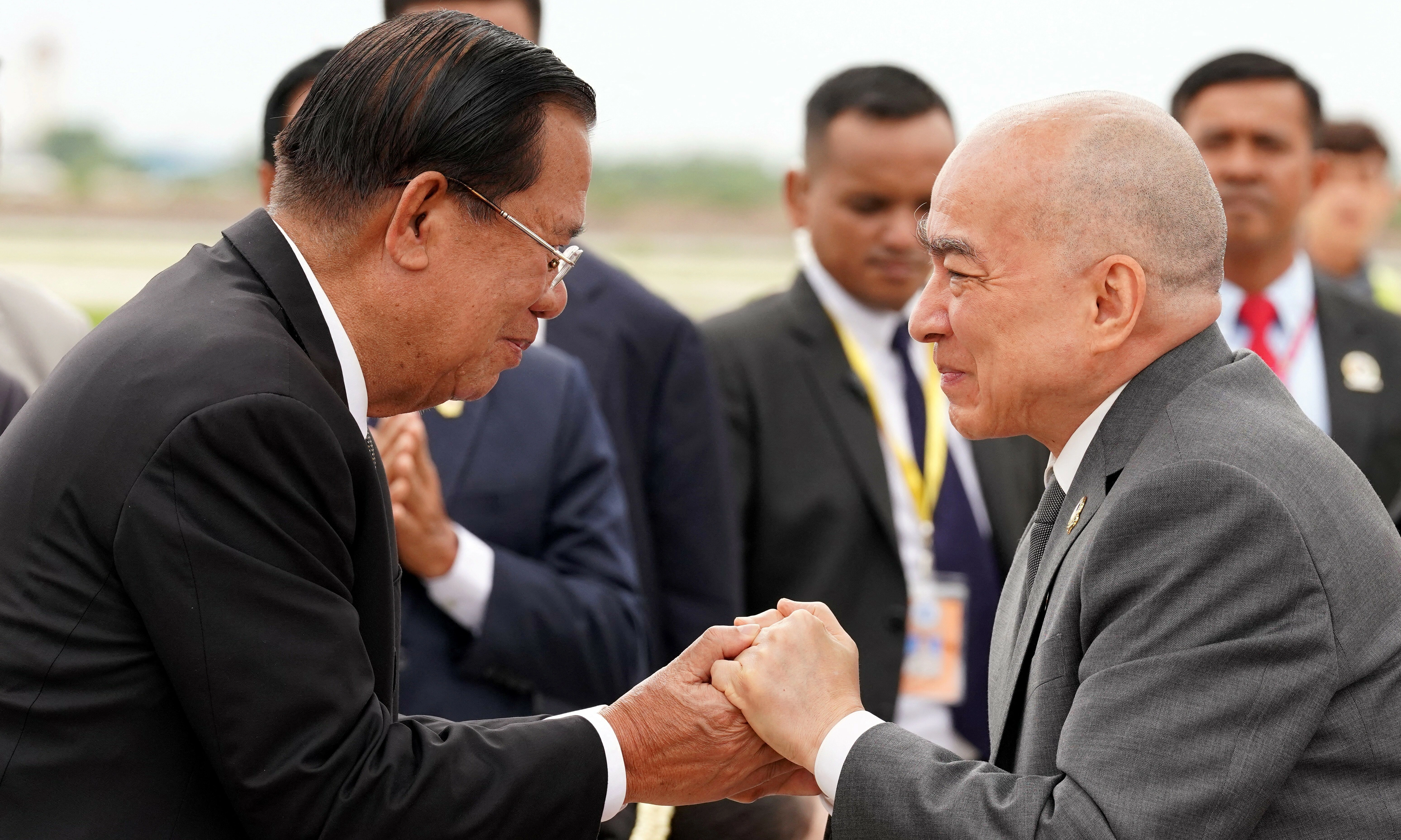 Cambodian king returns home after cancer treatment