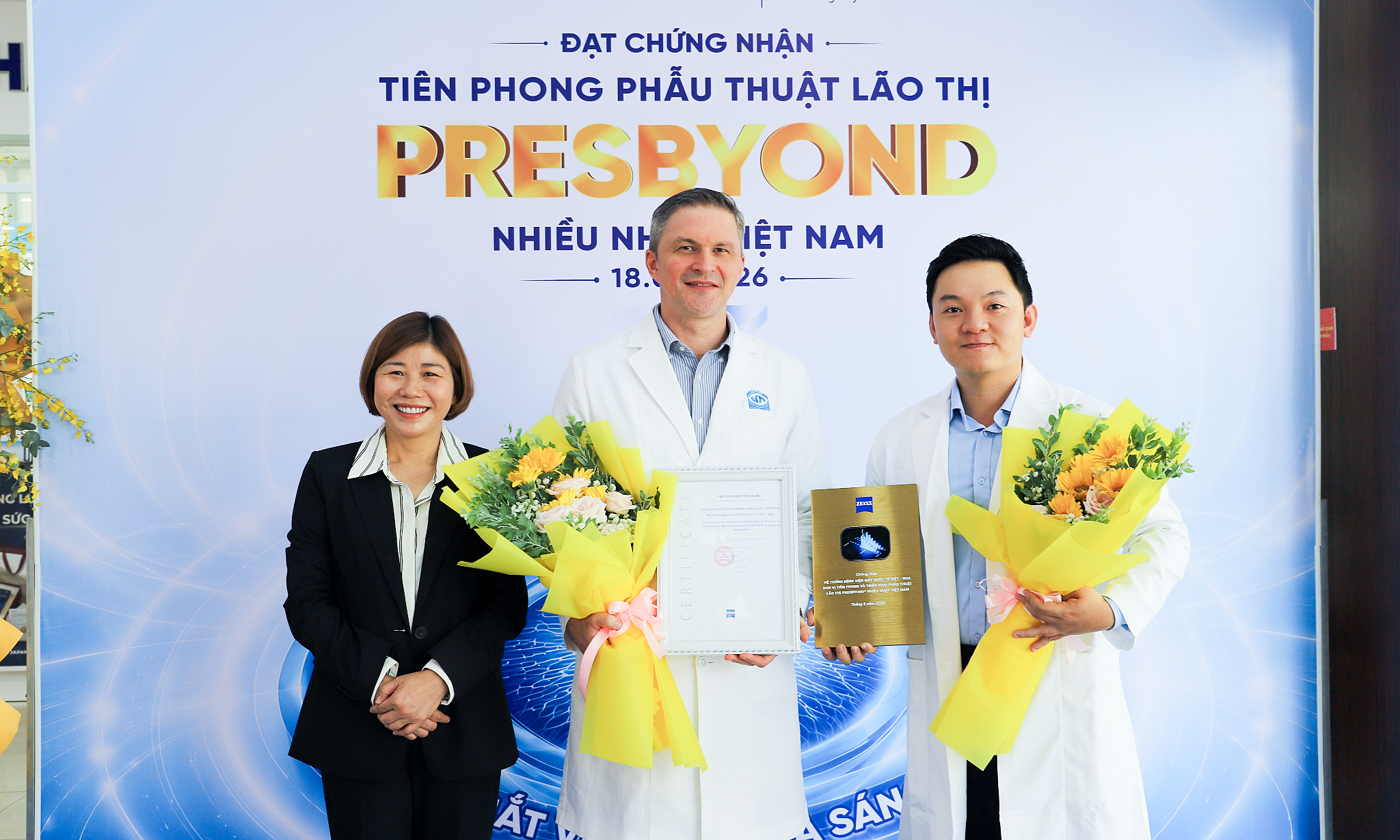 Viet-Nga International Eye Hospital leads Presbyond technology for presbyopia treatment
