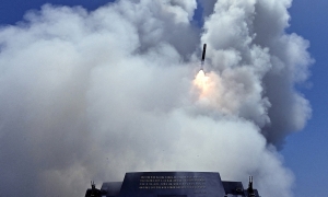North Korea tests series of missiles on warship that previously capsized