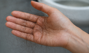 What nutrient deficiencies commonly cause fatigue and hair loss in women?