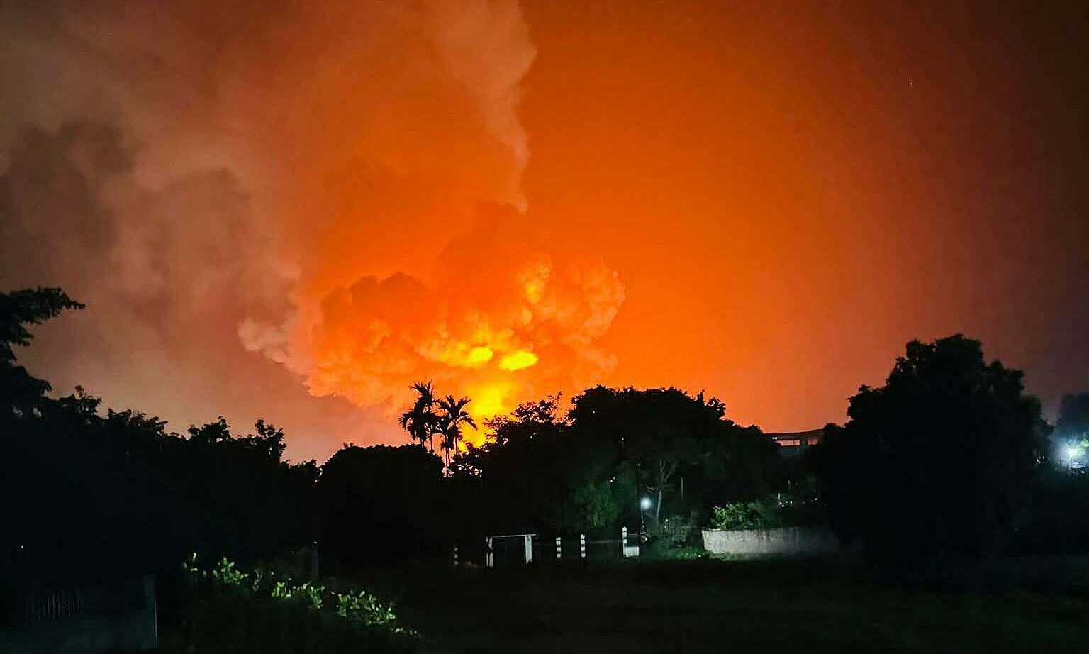 Major fire at chemical company factory in Phu Tho