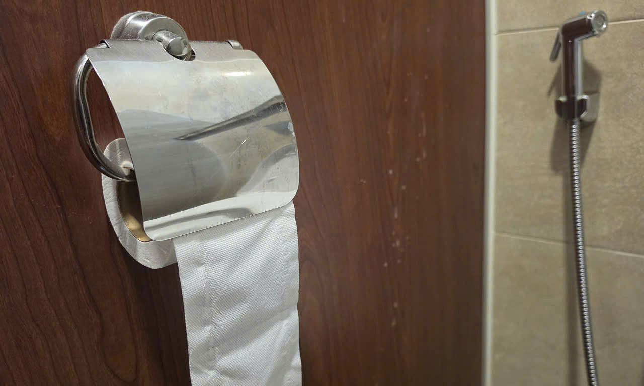 Should you use a bidet spray or toilet paper for post-toilet hygiene?
