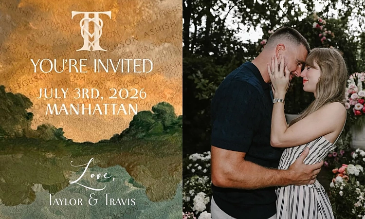 Taylor Swift's wedding invitation