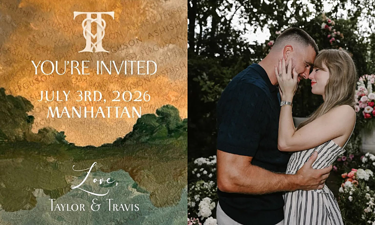 Taylor Swift's wedding invitation