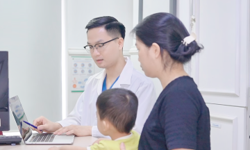 27-month-old baby has bone-eroding ear mass