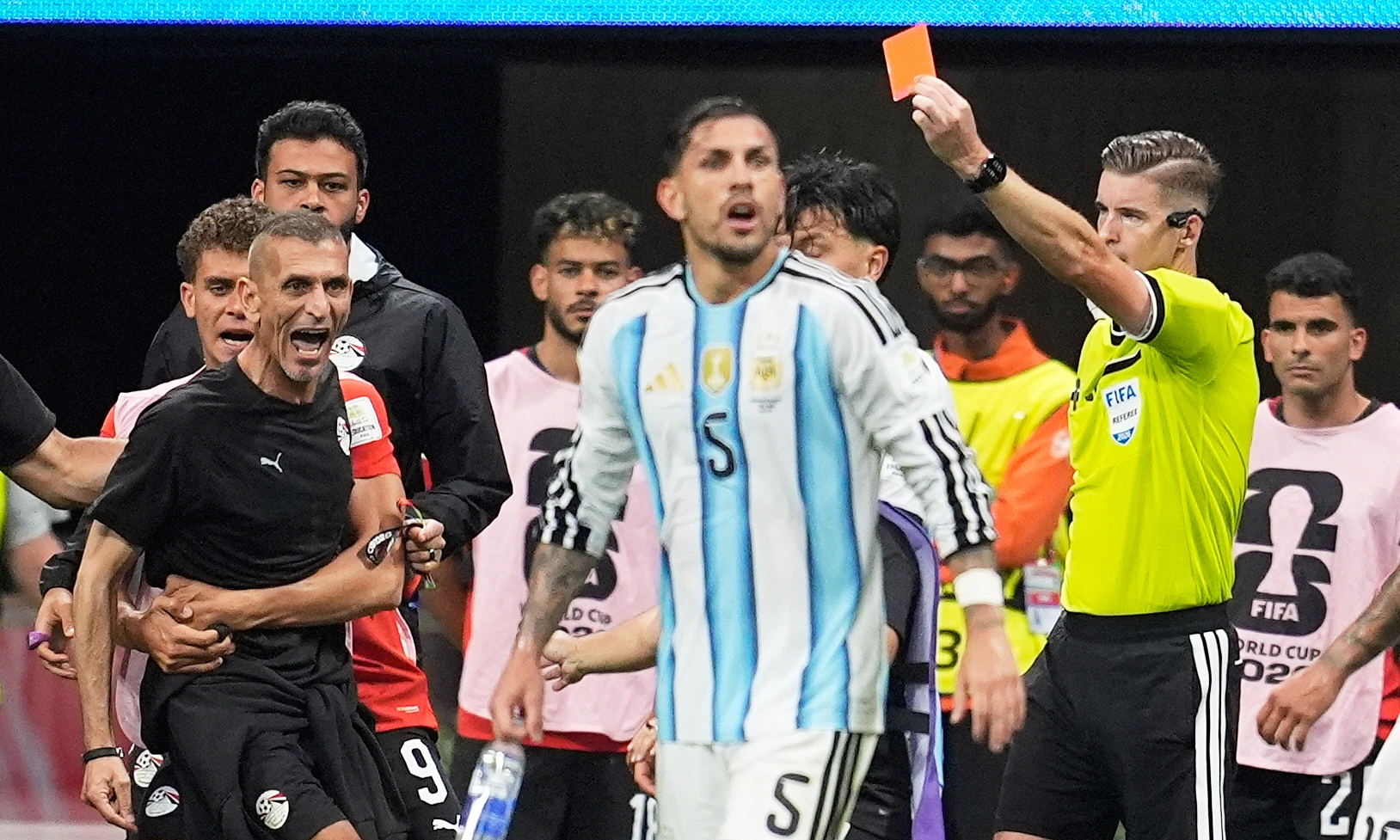Six Controversial Calls Mar Argentina's 3-2 Victory Over Egypt