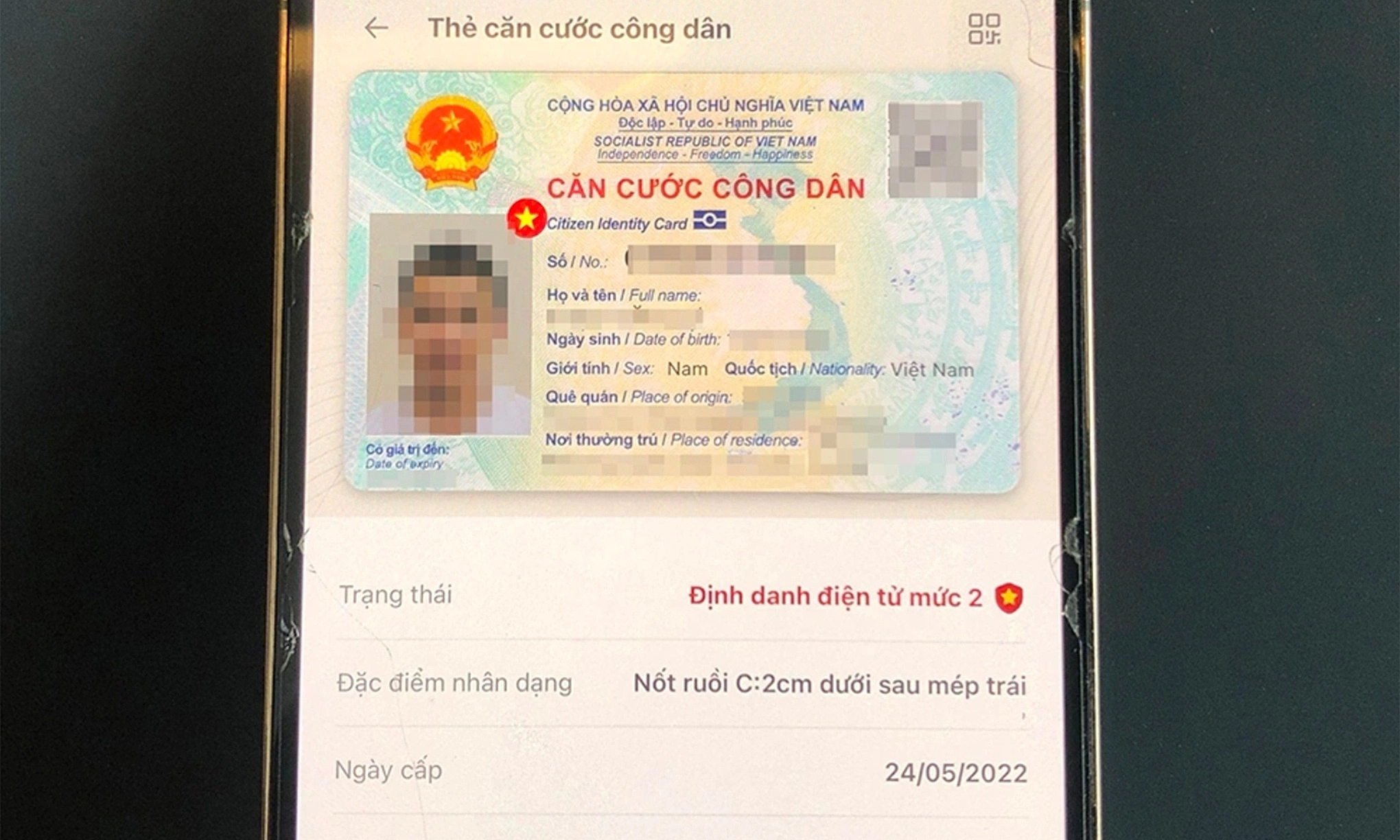 Prohibition on requesting physical ID cards if integrated into VNeID
