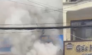 House fire in central Da Lat