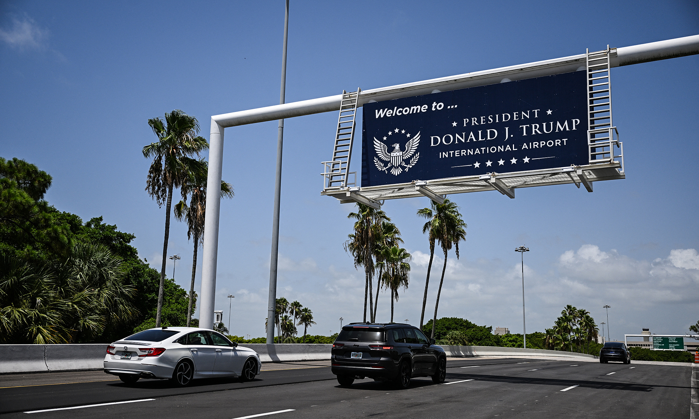 Palm Beach airport in Florida renamed after Trump