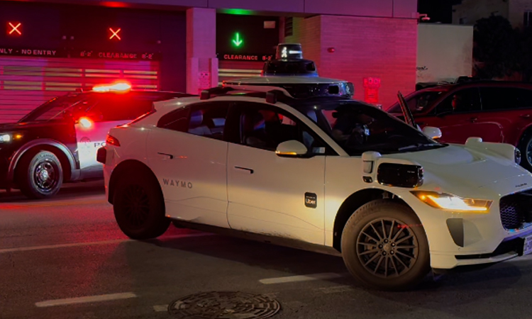Self-driving cars obstructing emergency vehicles: A community danger