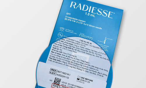 Radiesse introduces serial number product authentication