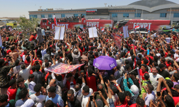 Egypt national team welcomed as heroes upon returning home