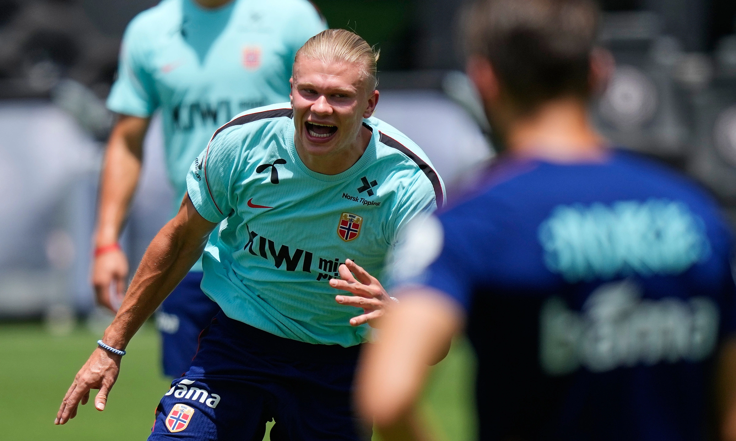 Haaland: 'Put all the pressure on England'