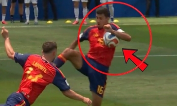 Exception denies Belgium a penalty for Rodri's handball
