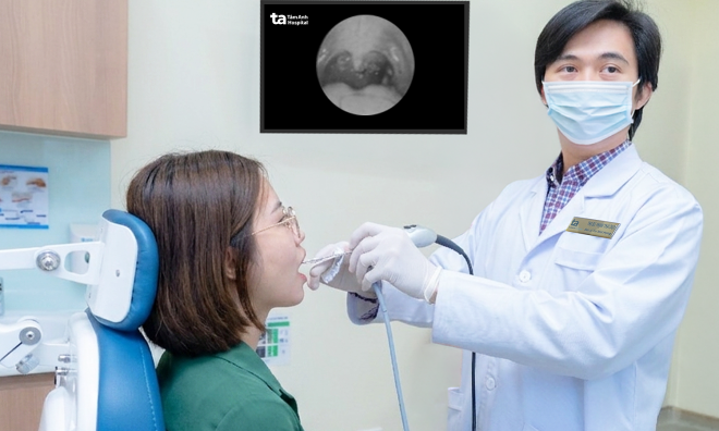 Endoscopy removes tonsil stone for woman