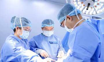Dozens of densely clustered fibroids deform uterus
