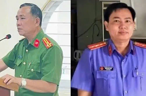 Former district police chief, former district prosecutor in Vinh Long indicted