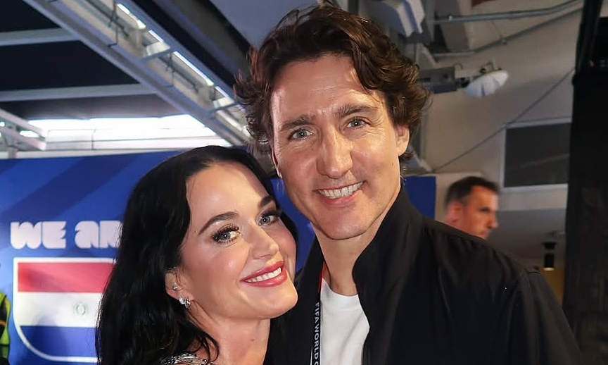 Katy Perry and former Canadian Prime Minister mark one year together