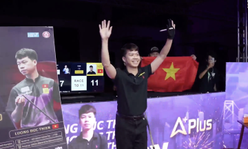 Pool player Thien Luong wins 2026 Asian Pool Championship