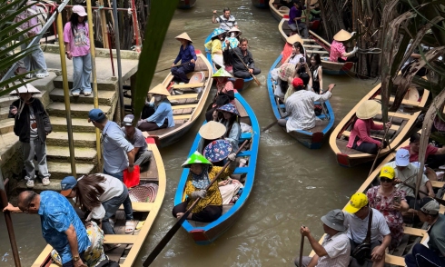 Thoi Son Islet in the Mekong Delta 'busier than ever before'