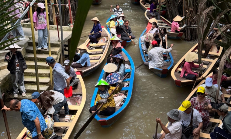 Thoi Son Islet in the Mekong Delta 'busier than ever before'