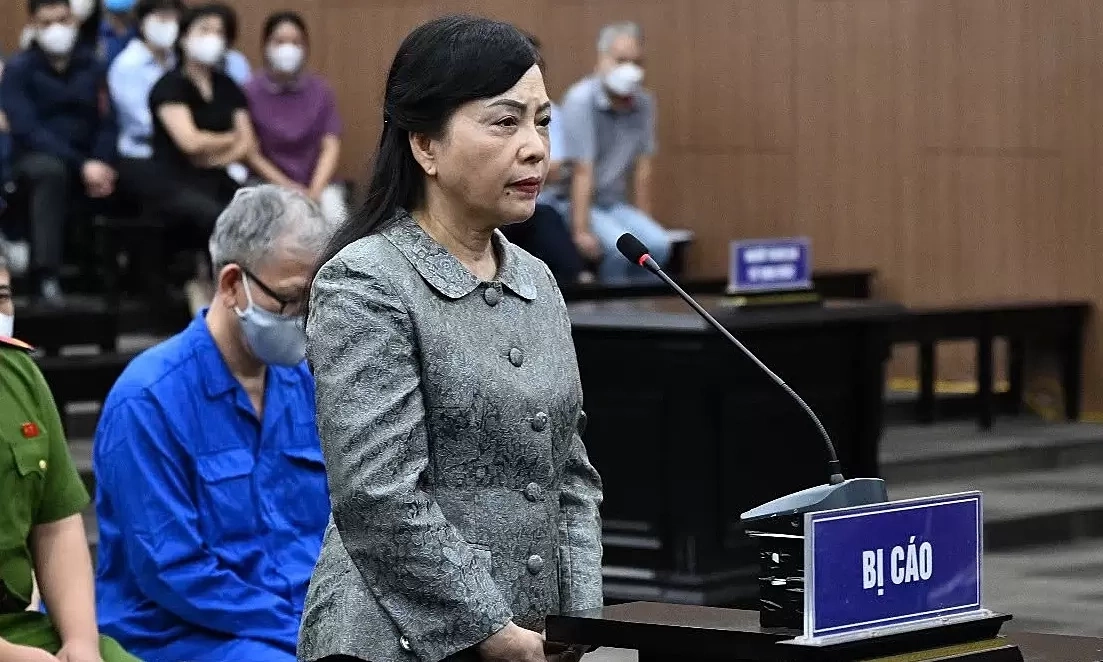 Former minister Nguyen Thi Kim Tien appeals for suspended sentence, reduced restitution