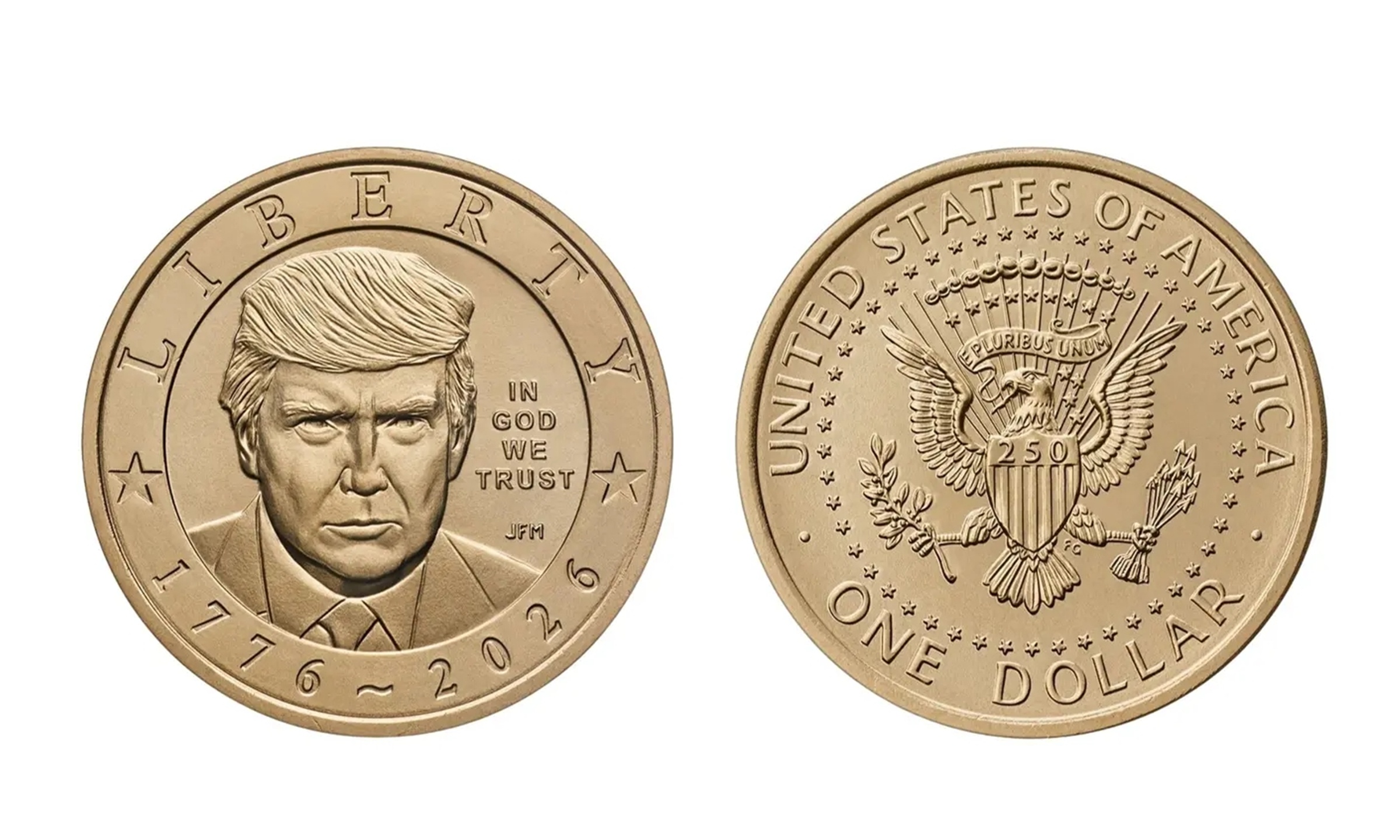 US to mint one-dollar coin featuring Trump