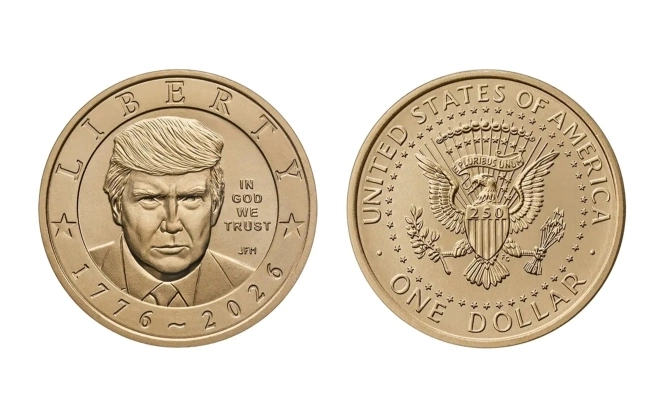 US to mint one-dollar coin featuring Trump