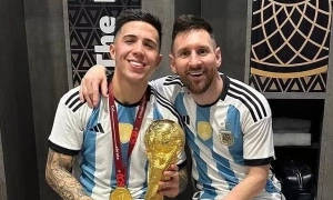 10 years from the 'please stay, Messi' letter to a world cup goal