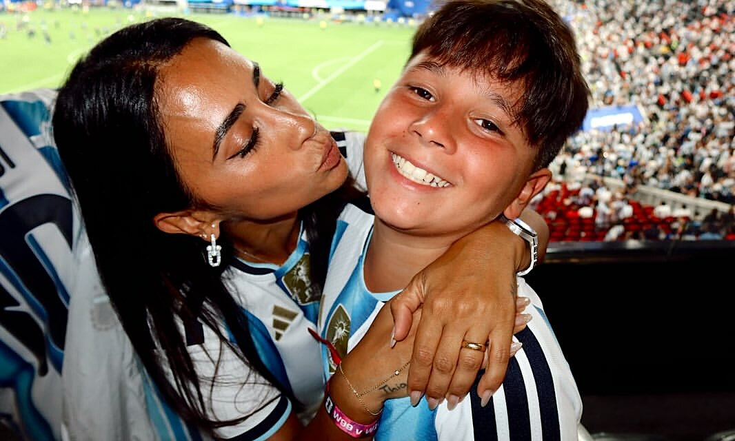 Messi's wife and children overjoyed as Argentina reaches the final