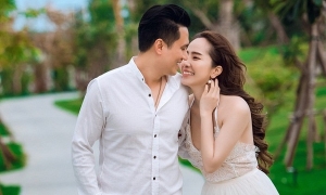 Viet Anh, Quynh Nga's coordinated fashion