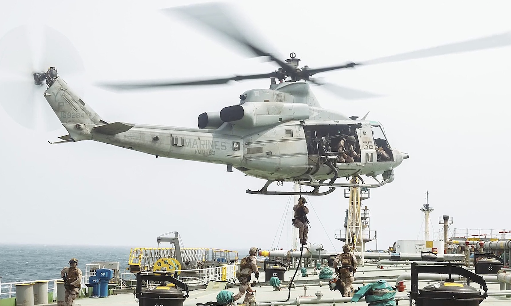 US forces board, search oil tanker flying Iranian flag