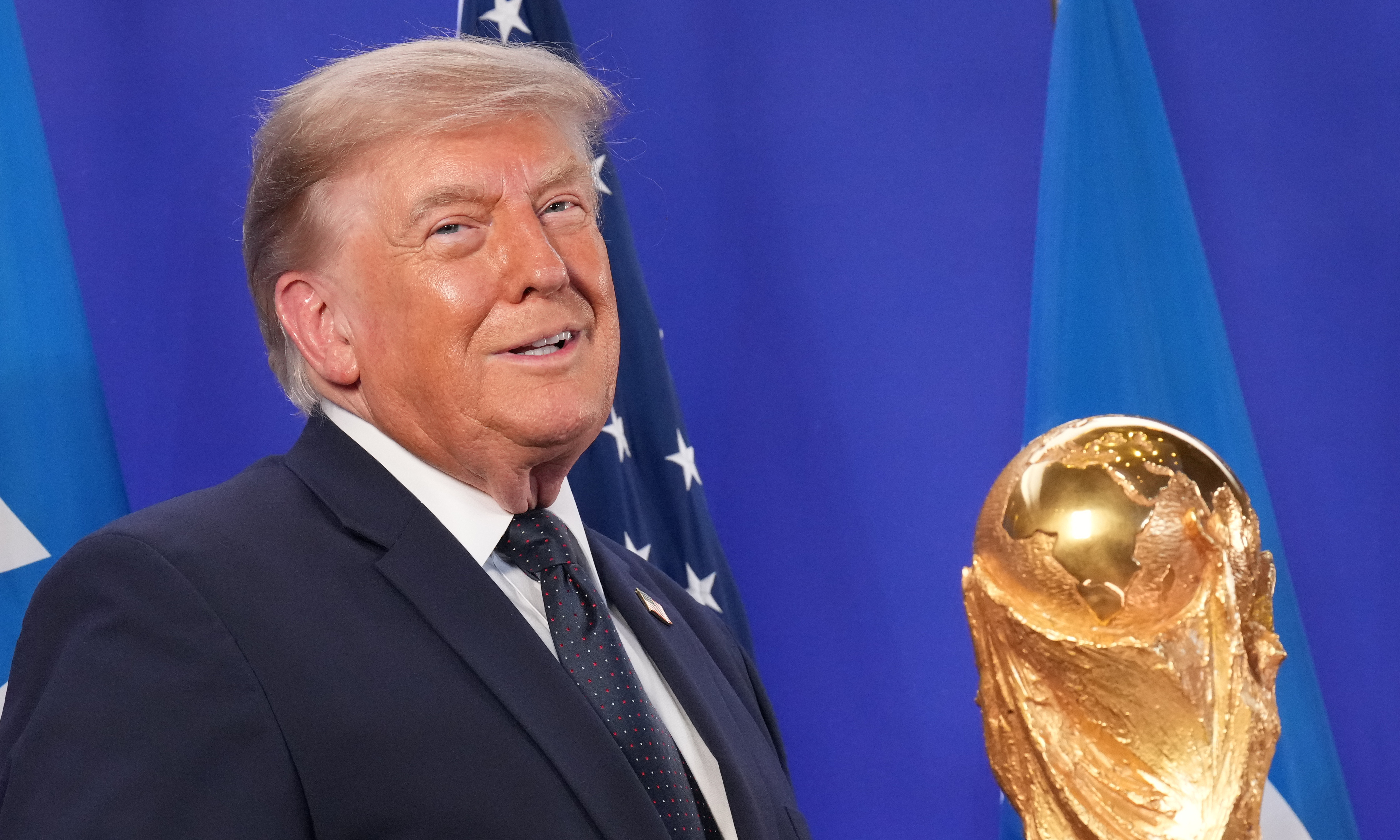Trump questions England's World Cup tactics