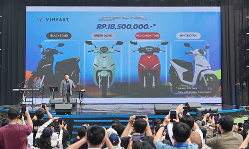 VinFast opens 20 electric motorcycle dealerships in Indonesia
