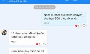 Can Zalo messages be used to recover a loan?