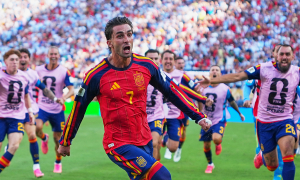 What records did Spain break after defeating Argentina?