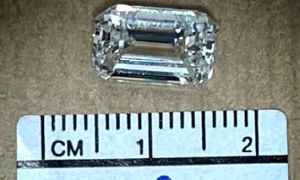 Scheme of concealing fake goods, swapping real diamonds in a jewelry store