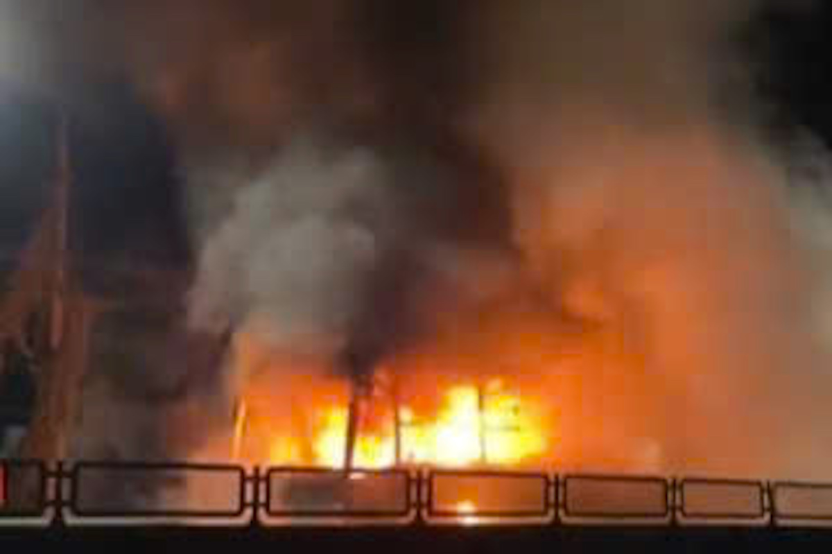 Sleeper bus fire claims multiple lives