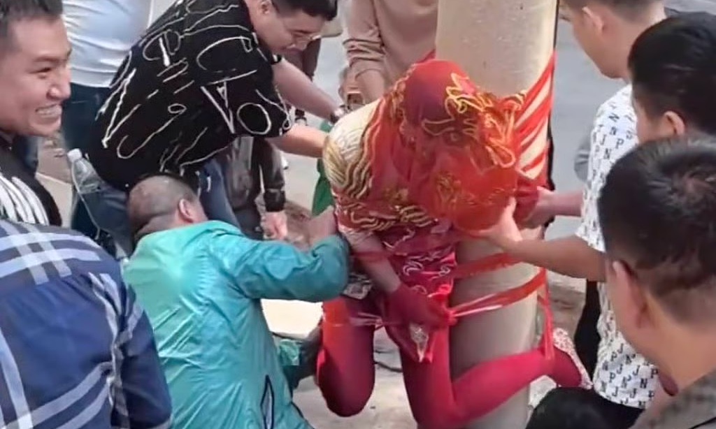 Bridesmaid suffers fractured spine after 'traditional' groomsmen prank
