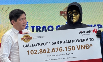South Korean expert wins over 100 billion VND Jackpot