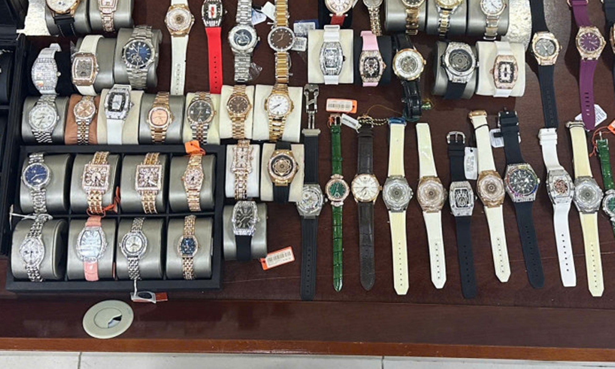 "Luxury Watch" shop owner arrested for selling nearly 100 counterfeit brand-name watches