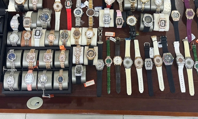 "Luxury Watch" shop owner arrested for selling nearly 100 counterfeit brand-name watches
