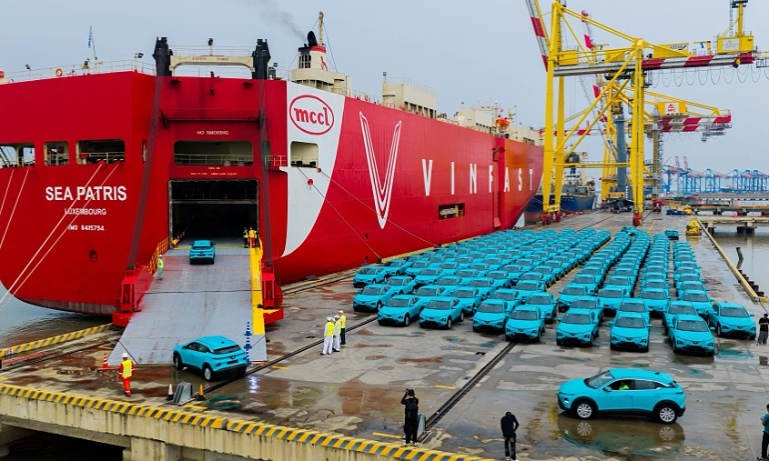 VinFast exports 38th electric vehicle batch